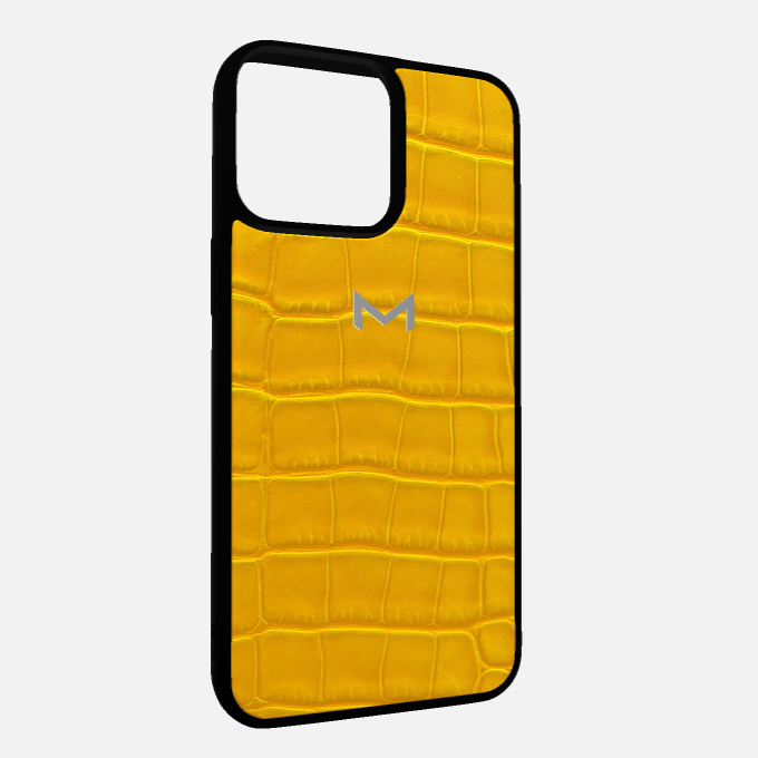 Sport Case for iPhone 15 Pro in Genuine Alligator