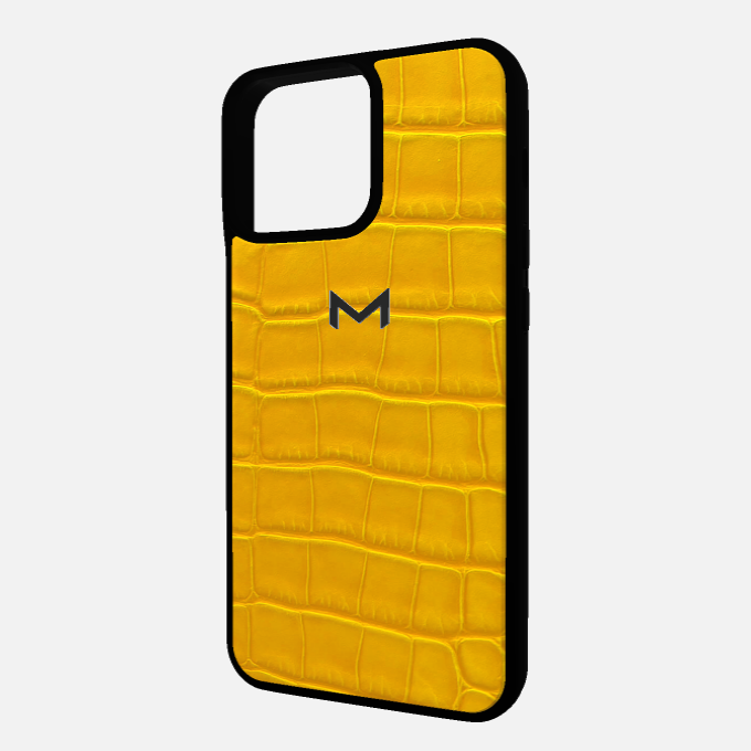 Sport Case for iPhone 15 Pro in Genuine Alligator