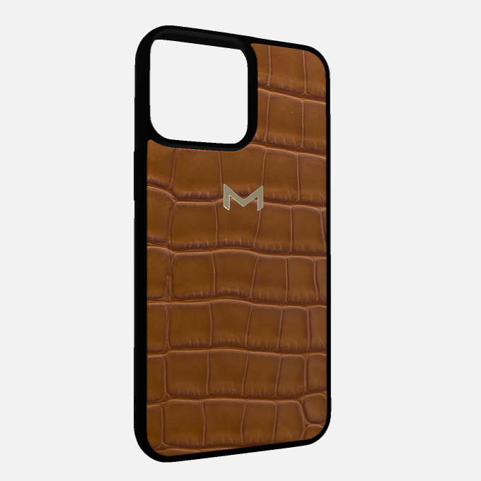 Sport Case for iPhone 15 Pro in Genuine Alligator