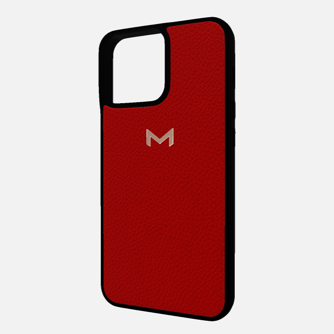 Sport Case for iPhone 15 Pro Max in Genuine Calfskin Leather