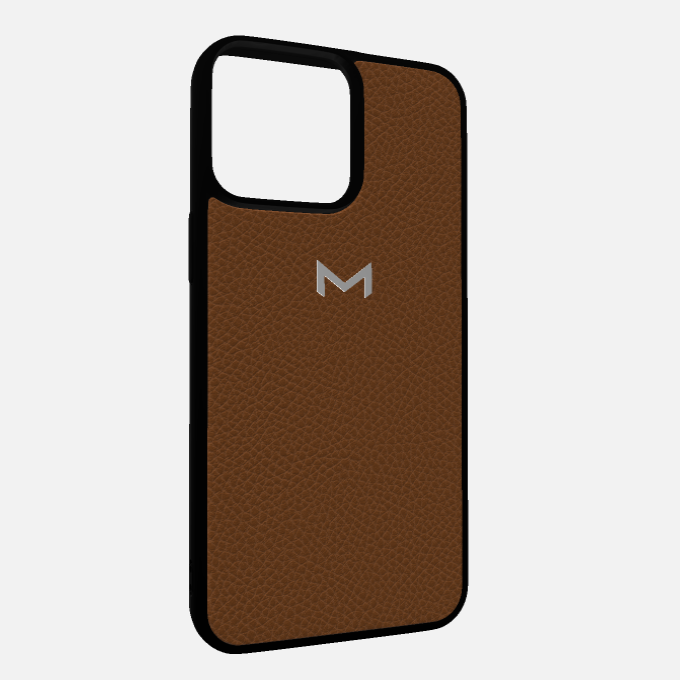 Sport Case for iPhone 15 Pro Max in Genuine Calfskin Leather