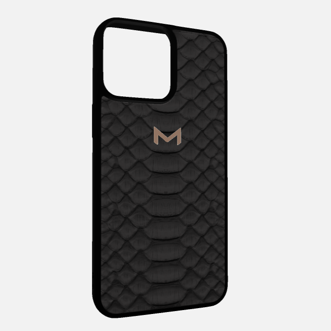 Sport Case for iPhone 14 Pro Max in Genuine Python Leather