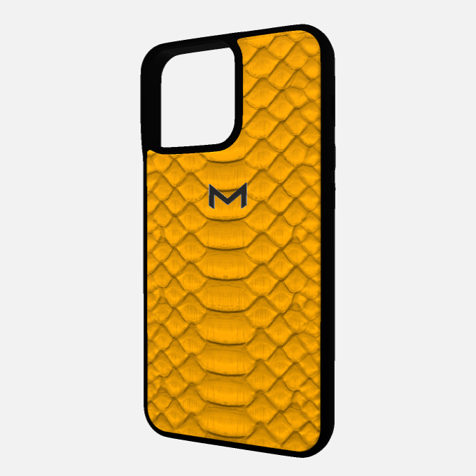 Sport Case for iPhone 14 Pro Max in Genuine Python Leather