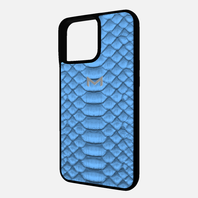 Sport Case for iPhone 15 Pro in Genuine Python Leather