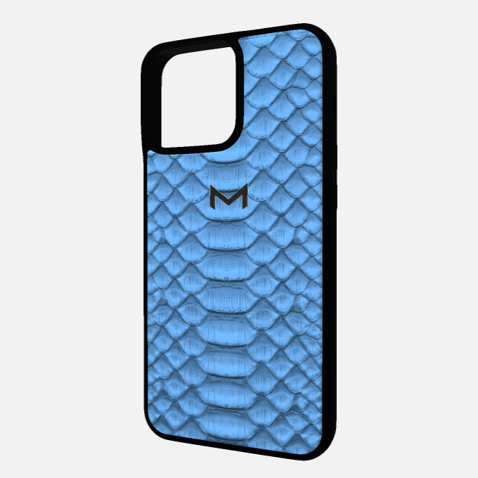 Sport Case for iPhone 15 Pro Max in Genuine Python Leather