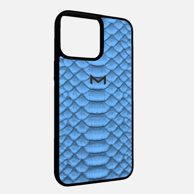 Sport Case for iPhone 15 Pro in Genuine Python Leather