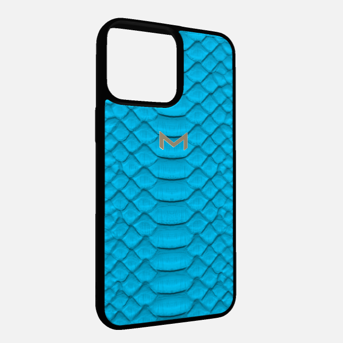 Sport Case for iPhone 15 Pro Max in Genuine Python Leather