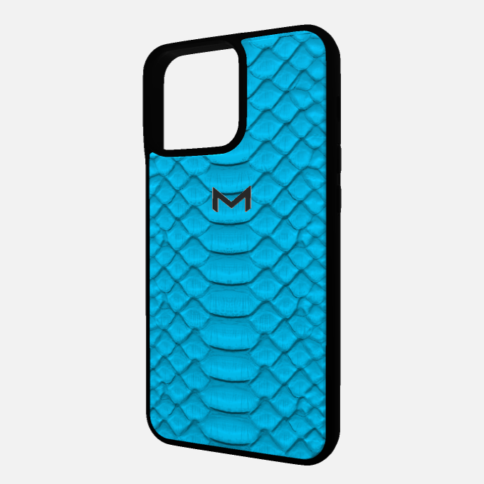 Sport Case for iPhone 15 Pro in Genuine Python Leather