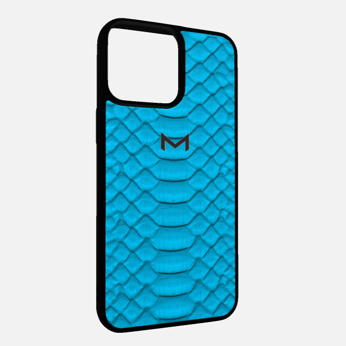 Sport Case for iPhone 15 Pro in Genuine Python Leather