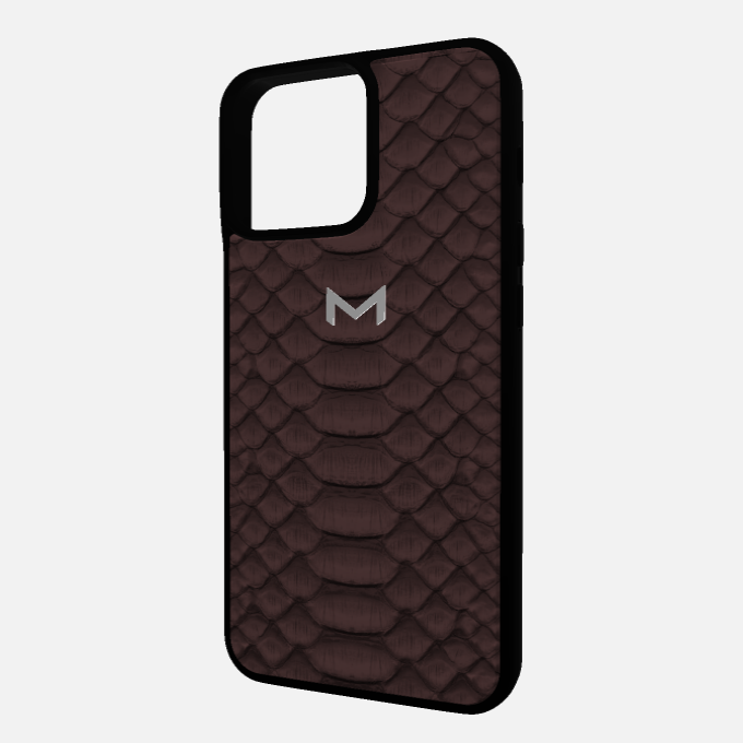 Sport Case for iPhone 14 Pro Max in Genuine Python Leather