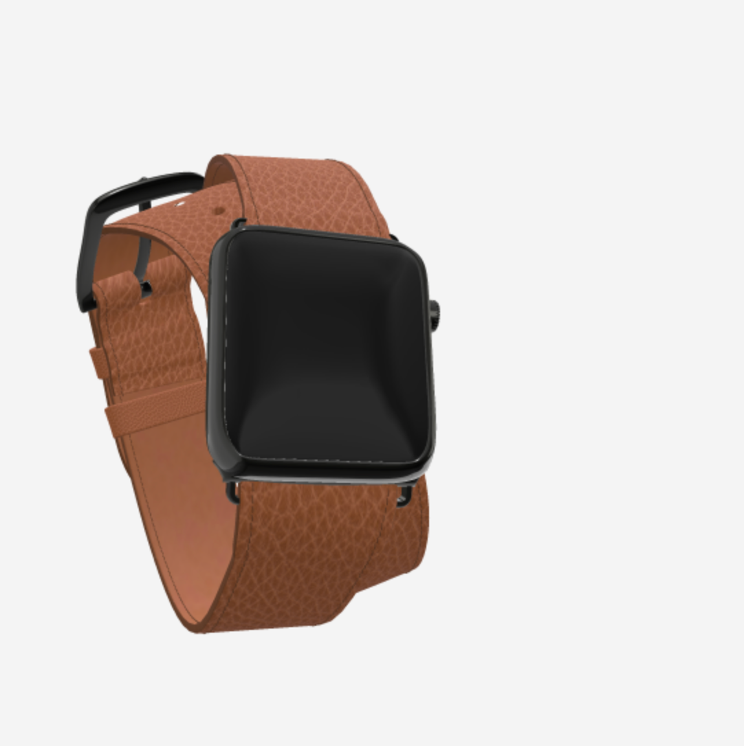 Apple Watch Strap Double Tour in Genuine Calfskin 38 l 40 MM 