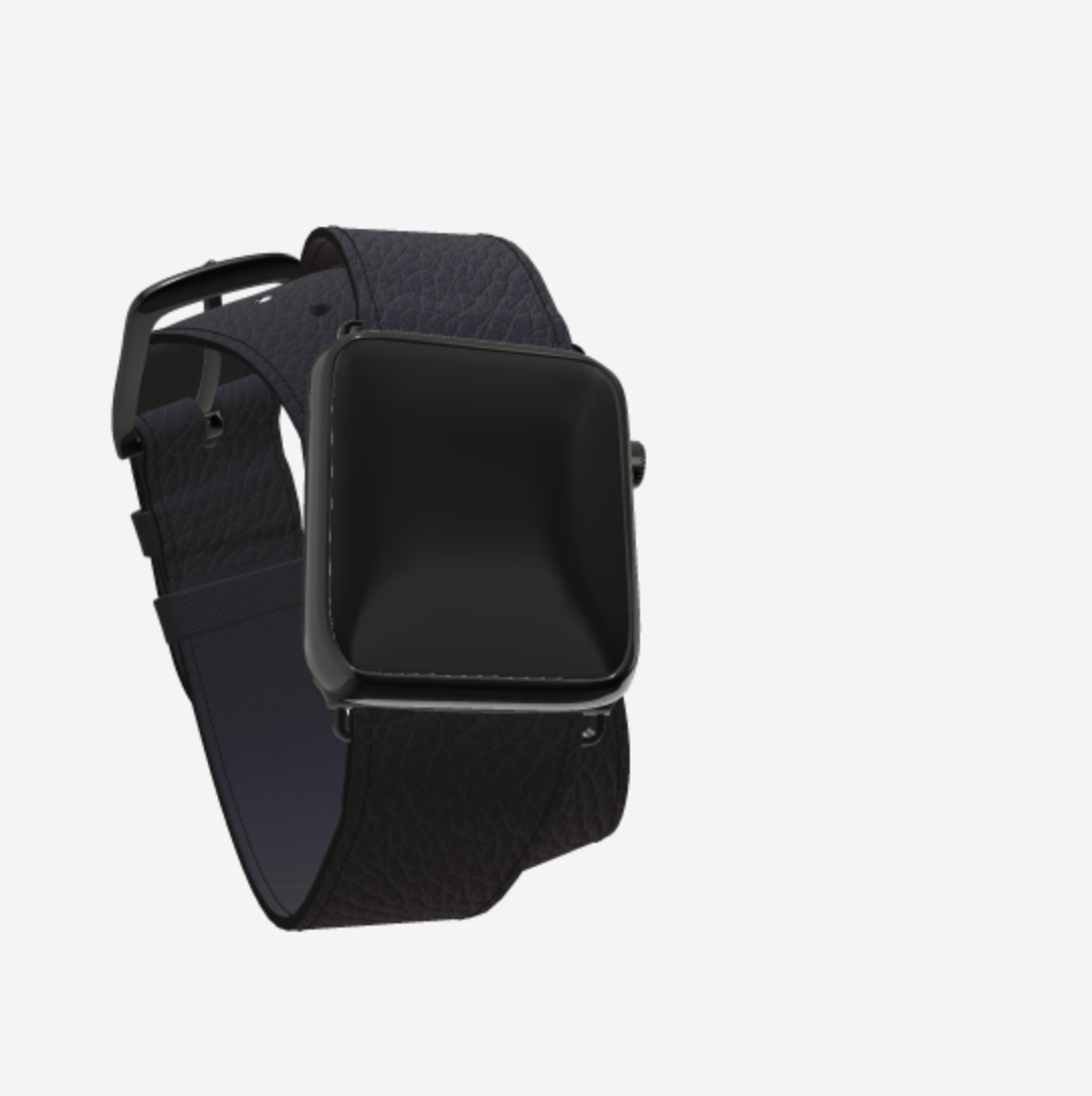 Apple Watch Strap Double Tour in Genuine Calfskin 38 l 40 MM 