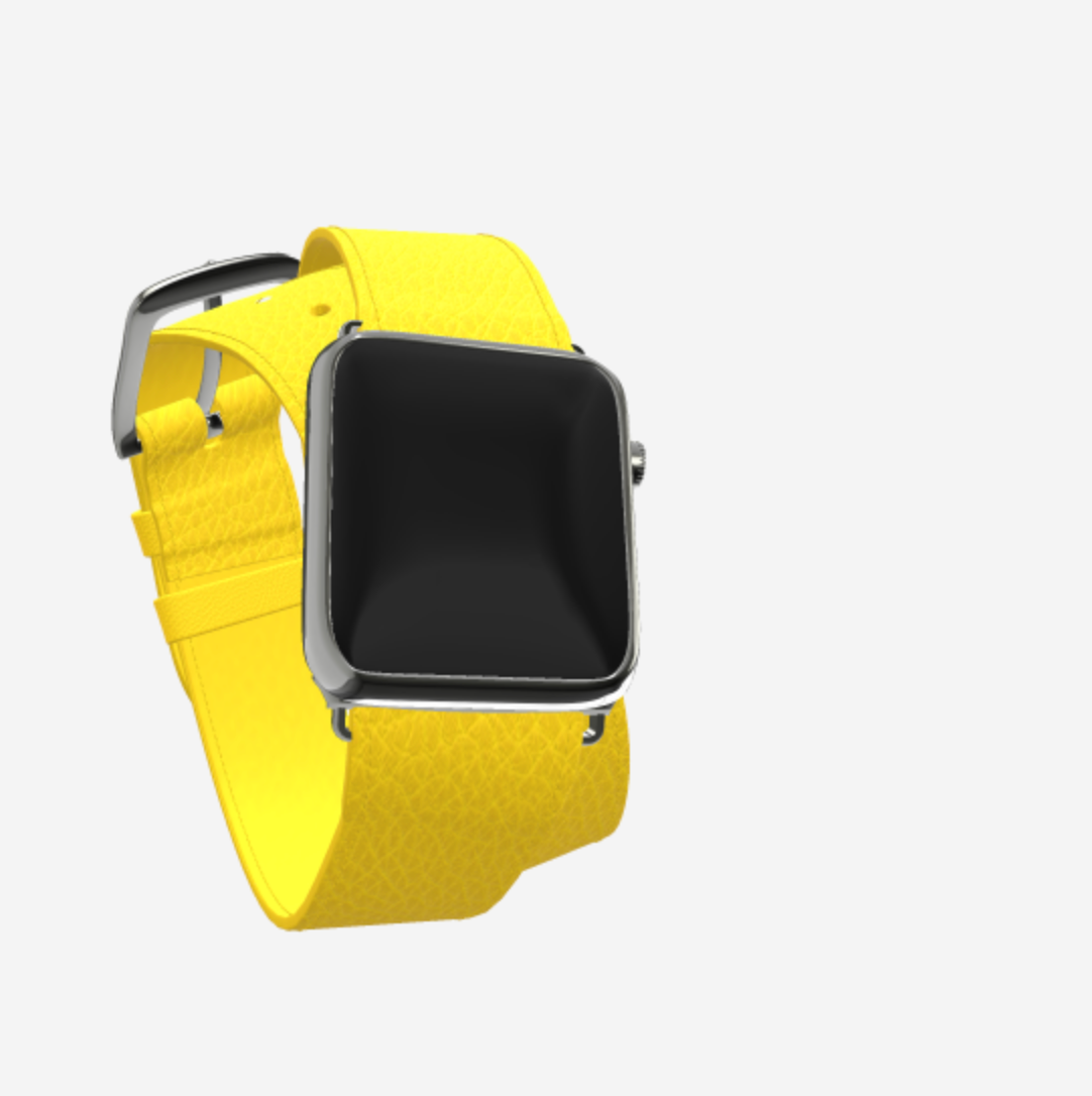 Apple Watch Strap Double Tour in Genuine Calfskin 38 l 40 MM 