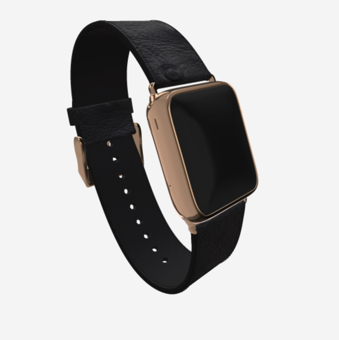 Apple Watch Strap in Genuine Ostrich 42 l 44 MM 