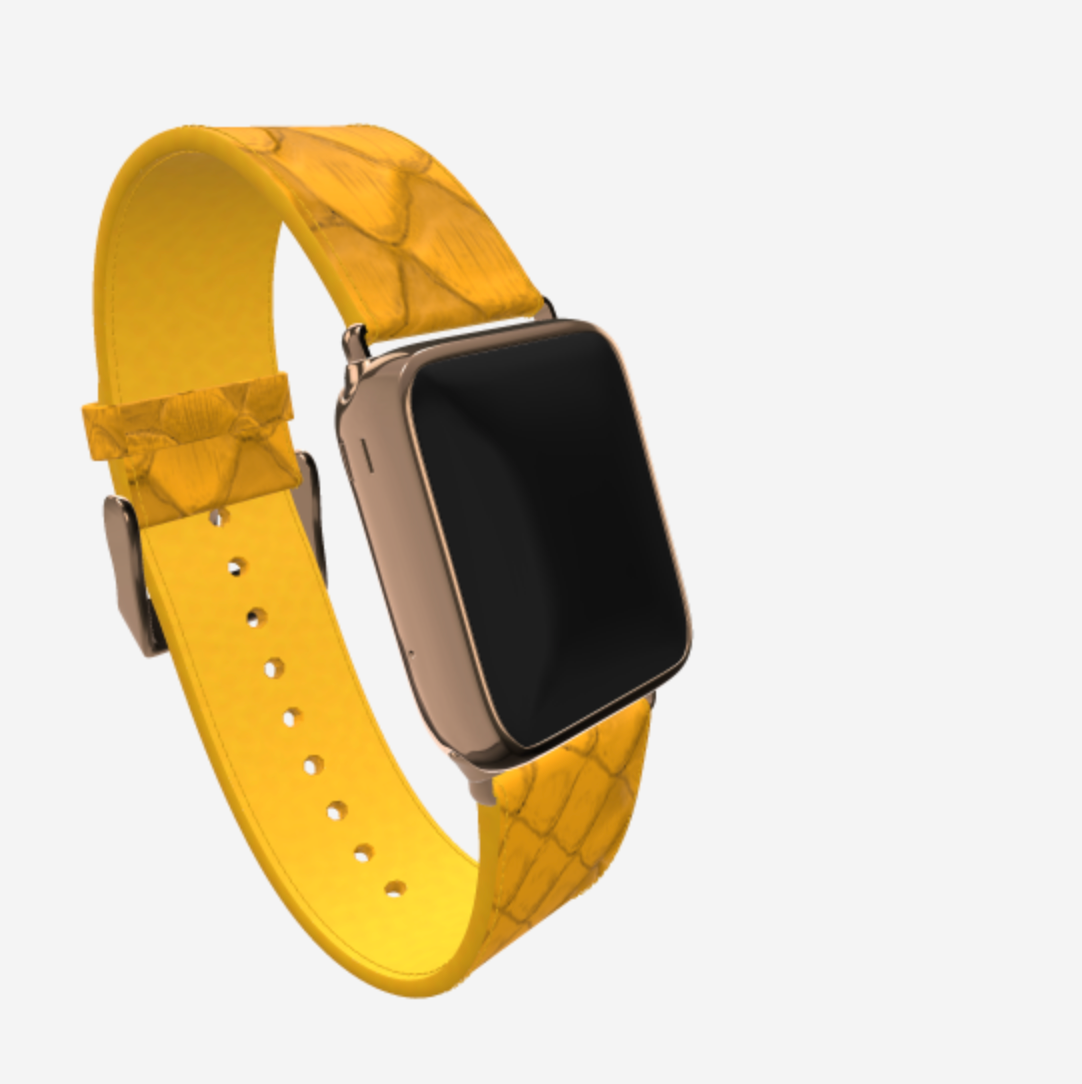 Apple Watch Strap in Genuine Python 42 l 44 MM 