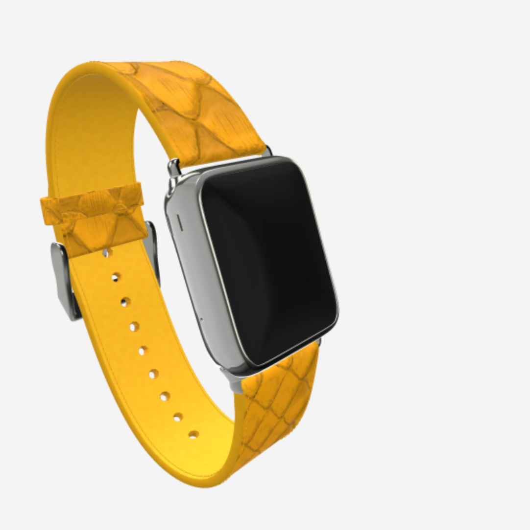 Apple Watch Strap in Genuine Python 42 l 44 MM 