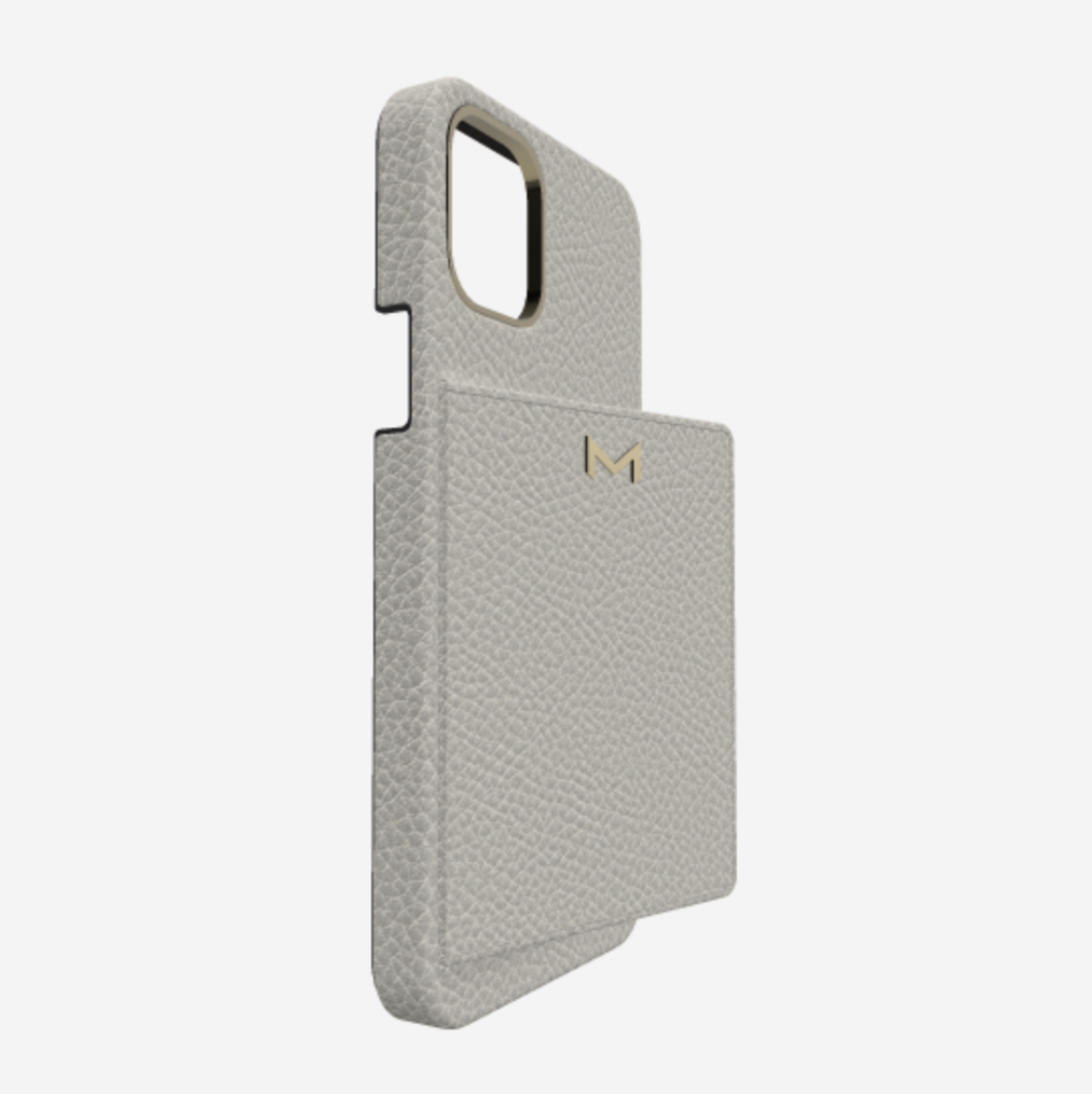 Cardholder Case for iPhone 12 Pro in Genuine Calfskin 