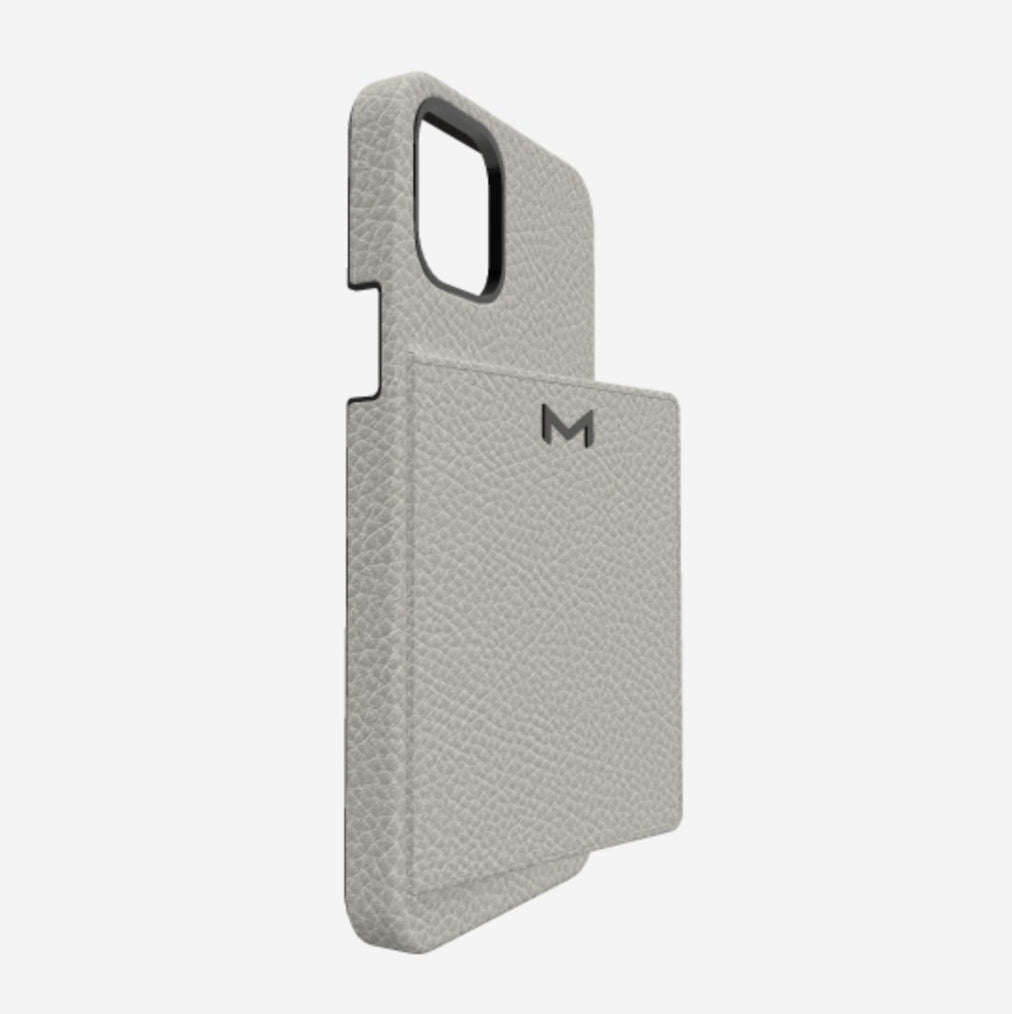 Cardholder Case for iPhone 12 Pro in Genuine Calfskin 