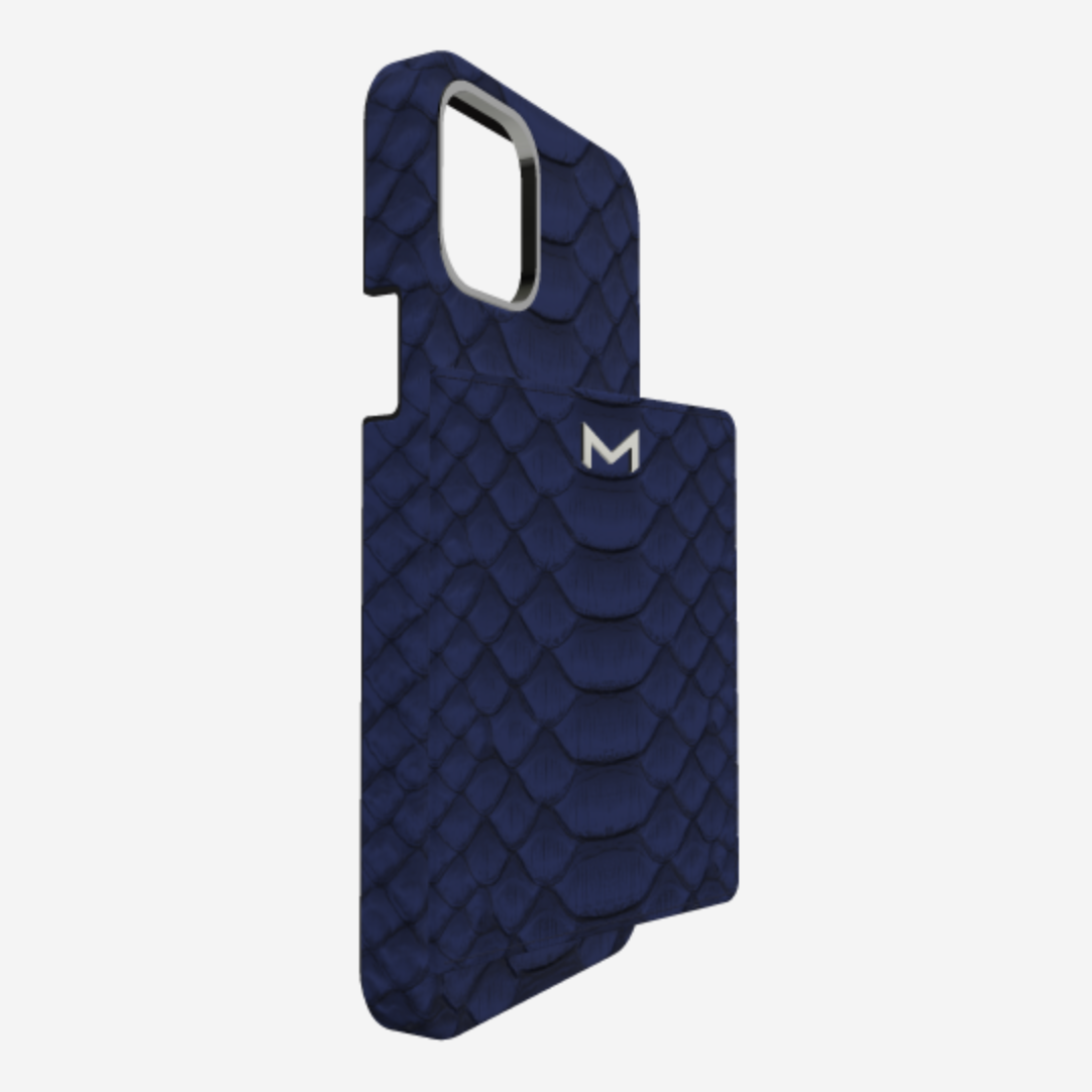 Cardholder Case for iPhone 12 Pro in Genuine Python 