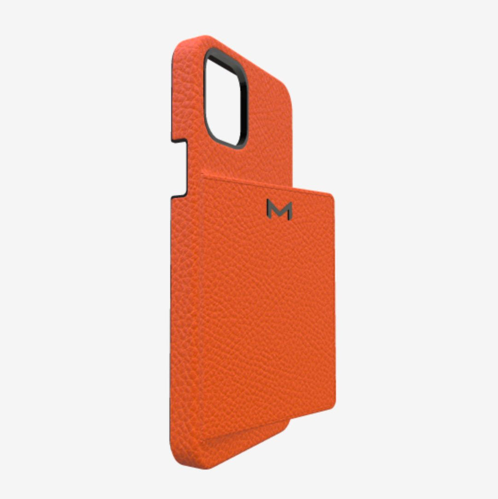 Cardholder Case for iPhone 12 Pro Max in Genuine Calfskin 