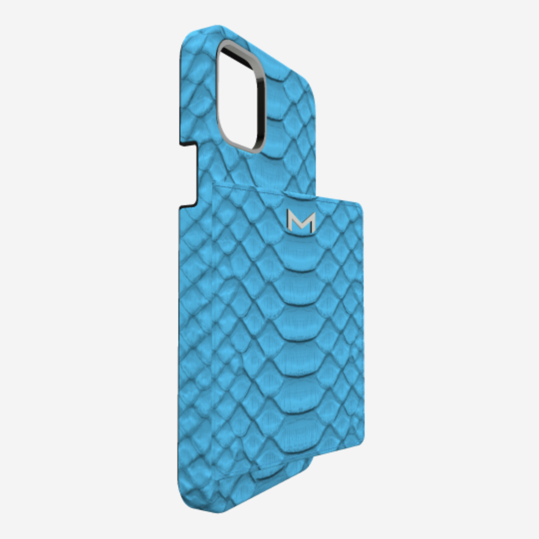 Cardholder Case for iPhone 12 Pro Max in Genuine Python 