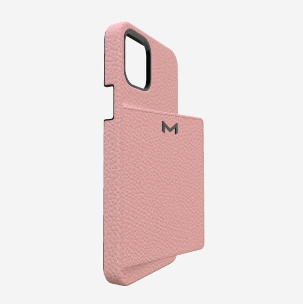 Cardholder Case for iPhone 13 Pro in Genuine Calfskin 