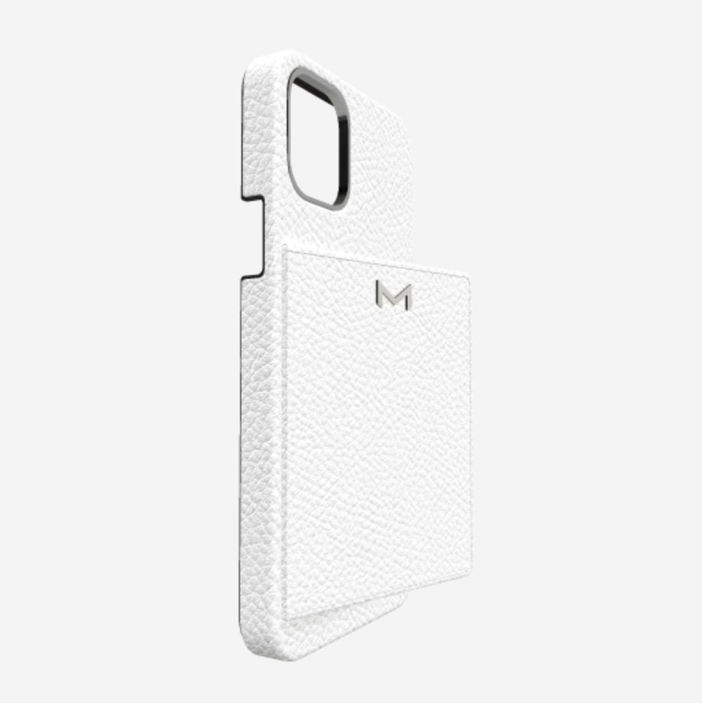 Cardholder Case for iPhone 13 Pro in Genuine Calfskin 