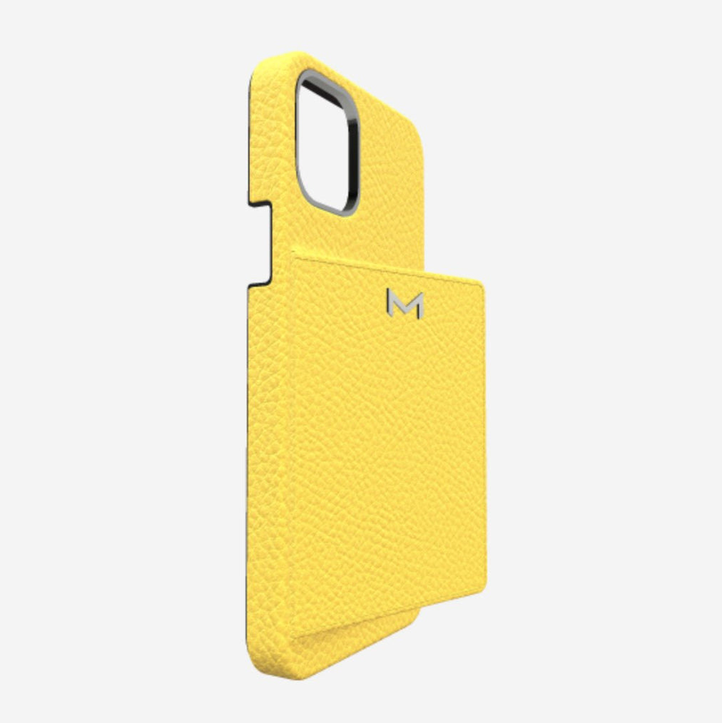 Cardholder Case for iPhone 13 Pro in Genuine Calfskin 