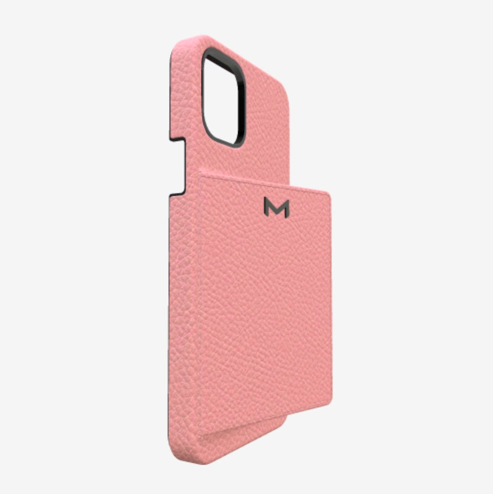 Cardholder Case for iPhone 13 Pro Max in Genuine Calfskin 