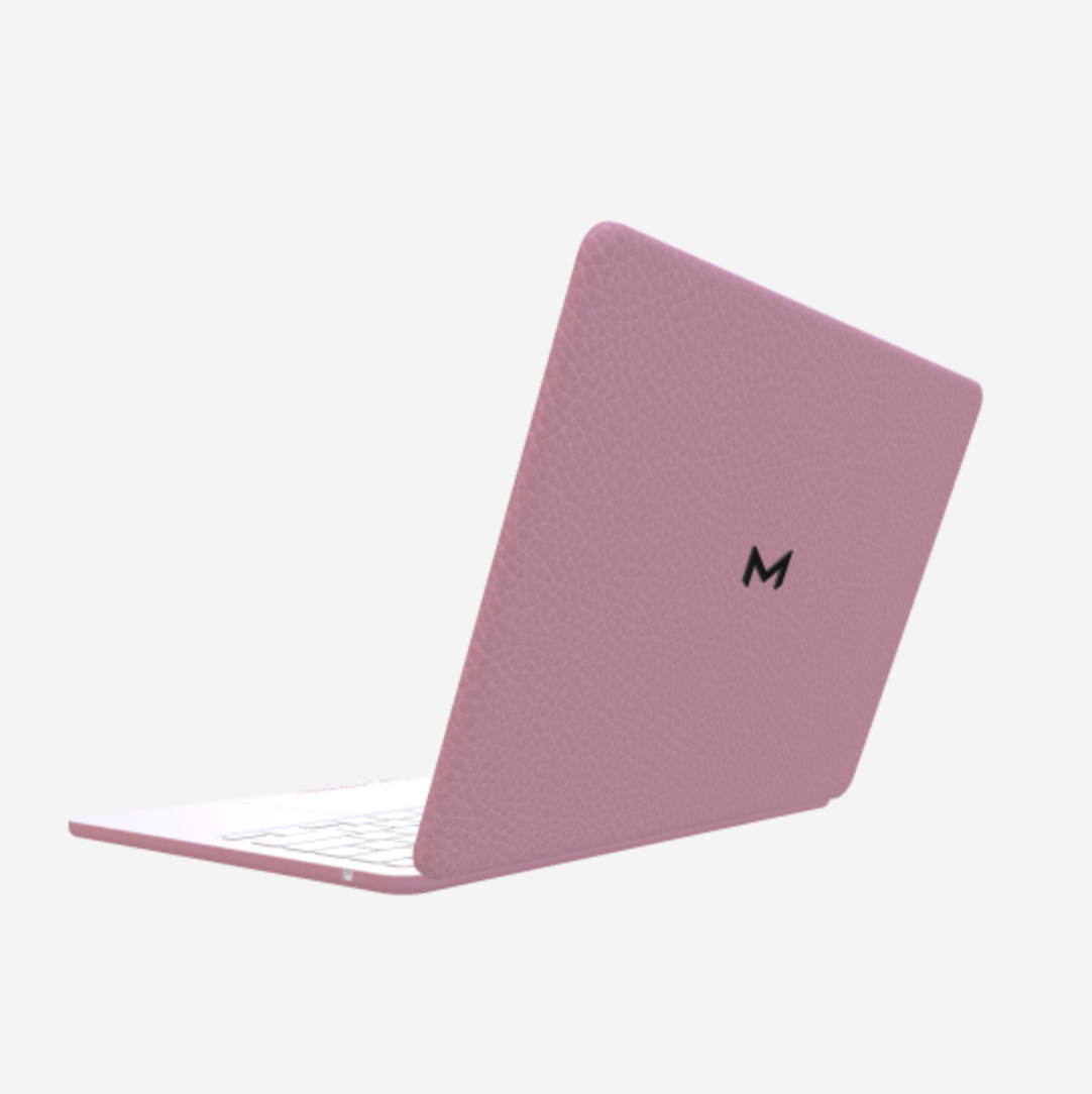 Case for MacBook Air 13 in Genuine Calfskin Lavender Laugh Black Plating 