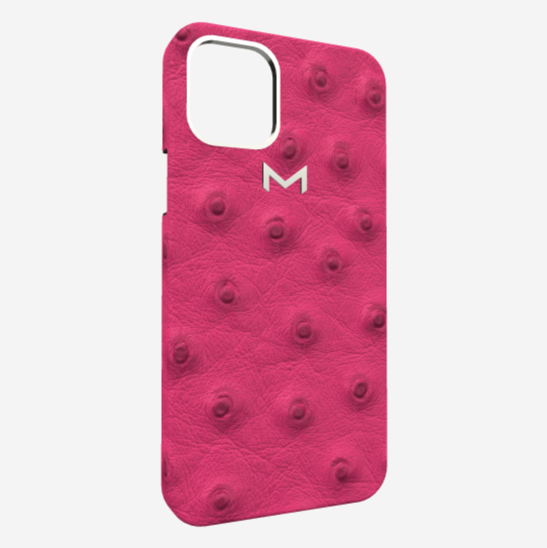 Classic Case for iPhone 12 Pro Max in Genuine Ostrich 