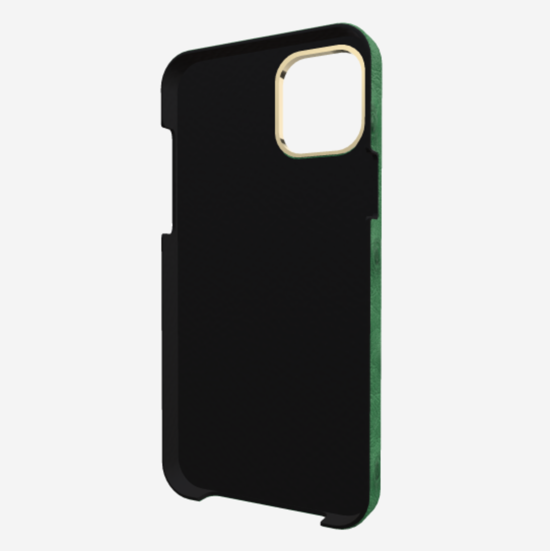 Classic Case for iPhone 12 Pro Max in Genuine Ostrich 