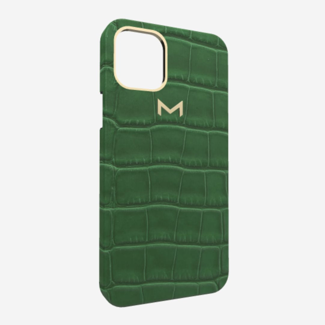 Classic Case for iPhone 13 Pro in Genuine Alligator 