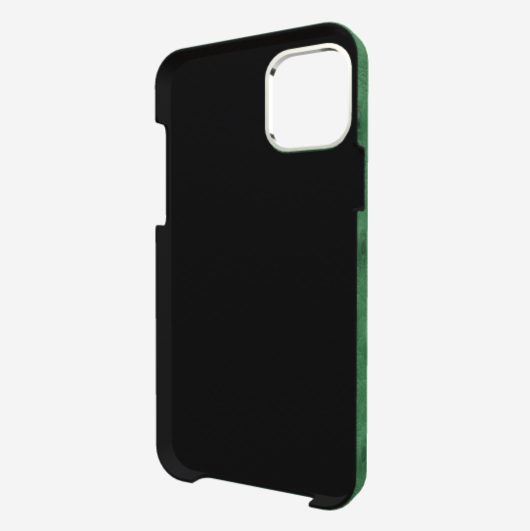 Classic Case for iPhone 13 Pro in Genuine Ostrich 