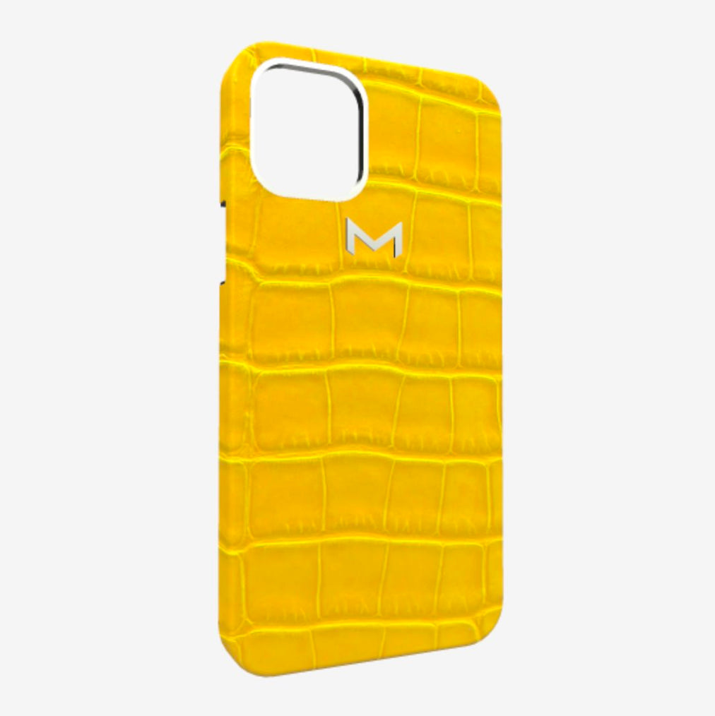 Classic Necklace Case for iPhone 12 Pro in Genuine Alligator 