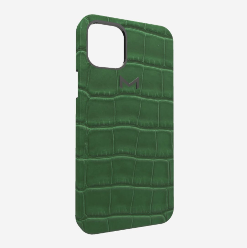 Classic Necklace Case for iPhone 12 Pro in Genuine Alligator 