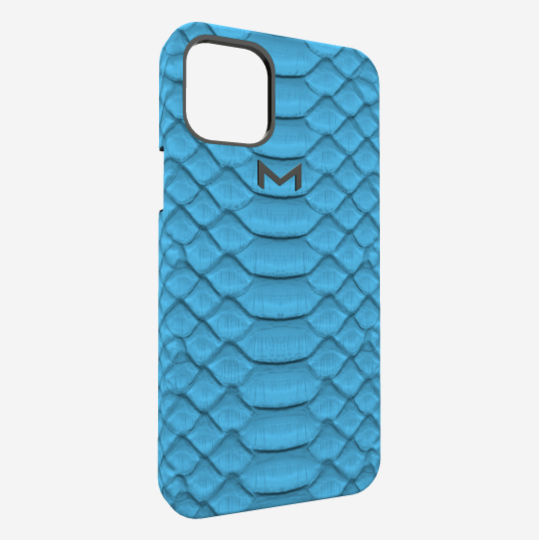 Classic Necklace Case for iPhone 12 Pro in Genuine Python 