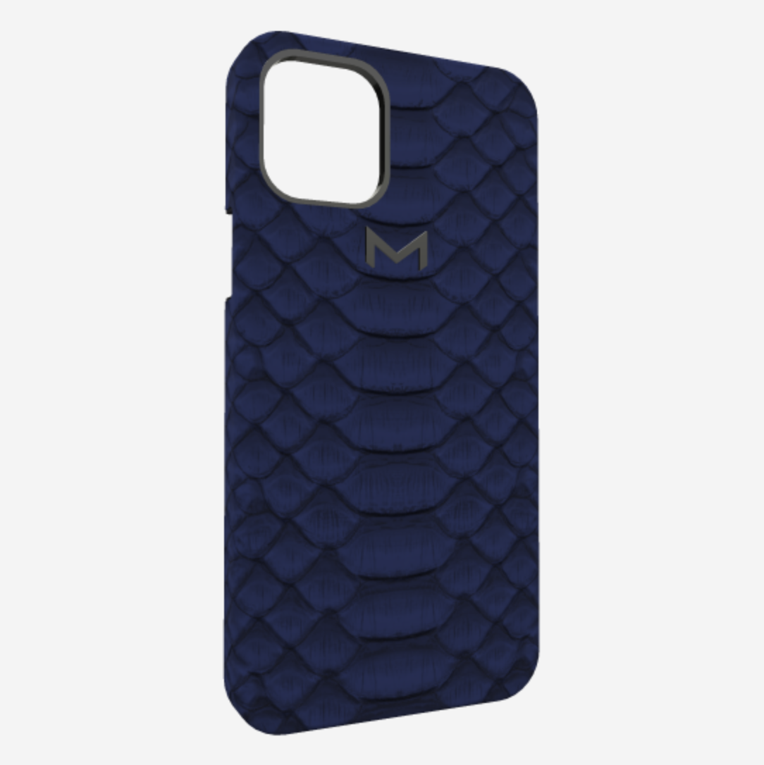 Classic Necklace Case for iPhone 13 Pro in Genuine Python 