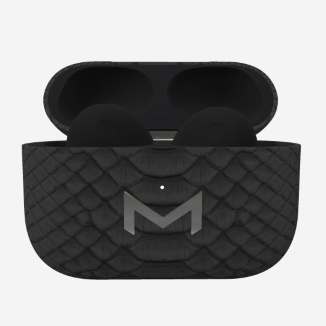 Custom AirPods 3 in Python Bond Black Steel 316 