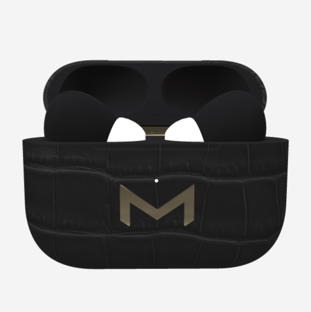 Custom AirPods Pro New Bond Black Yellow Gold 