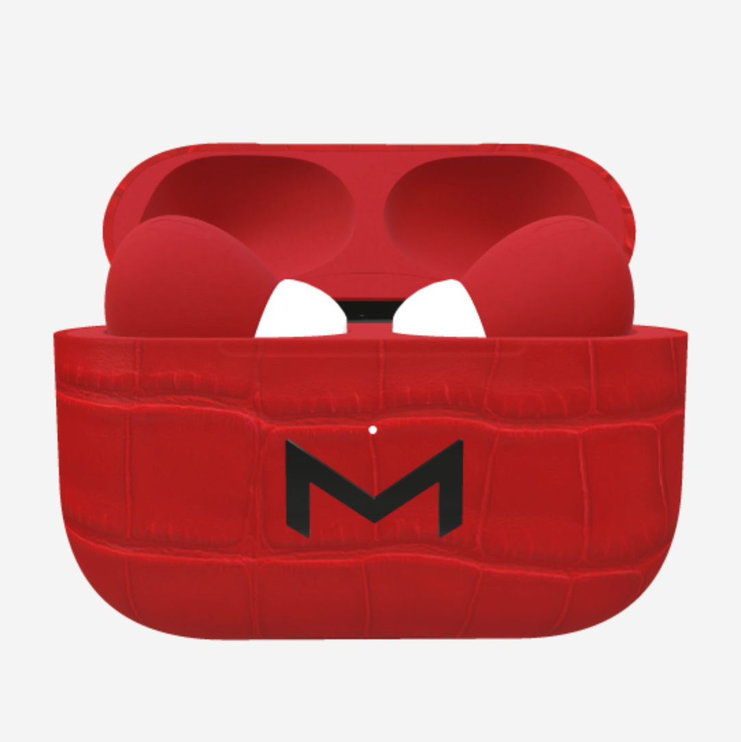 Custom AirPods Pro New Glamour Red Black Plating 