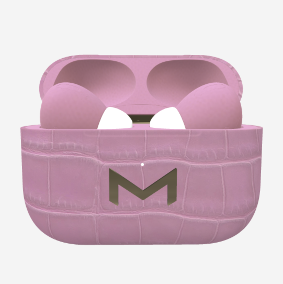 Custom AirPods Pro New Lavender Laugh Yellow Gold 