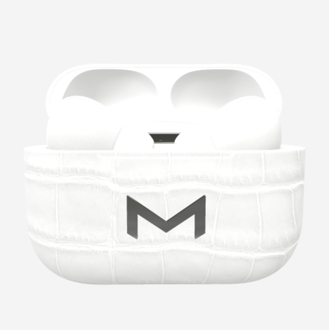 Custom AirPods Pro New White Angel Steel 316 