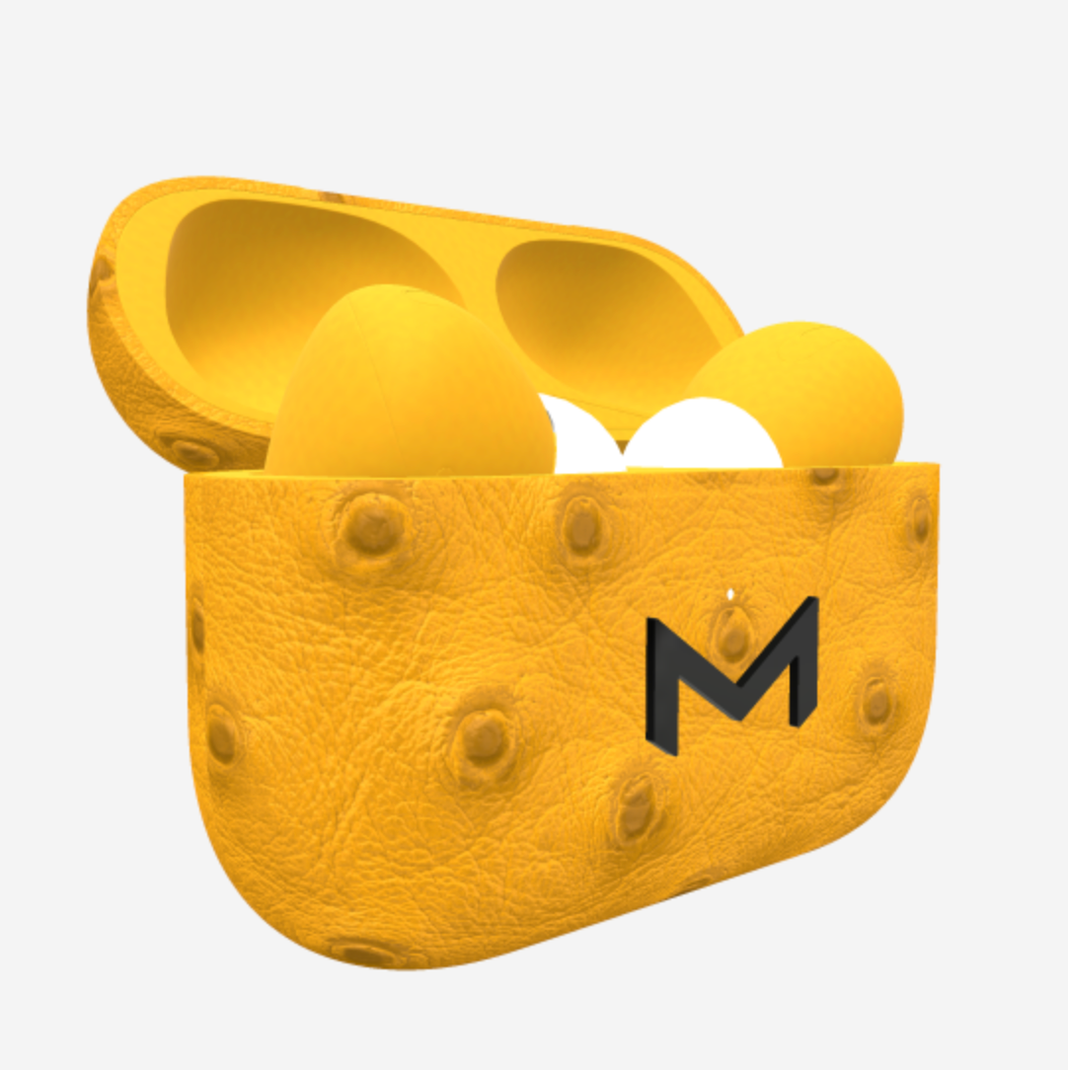 Custom AirPods Pro in Ostrich 