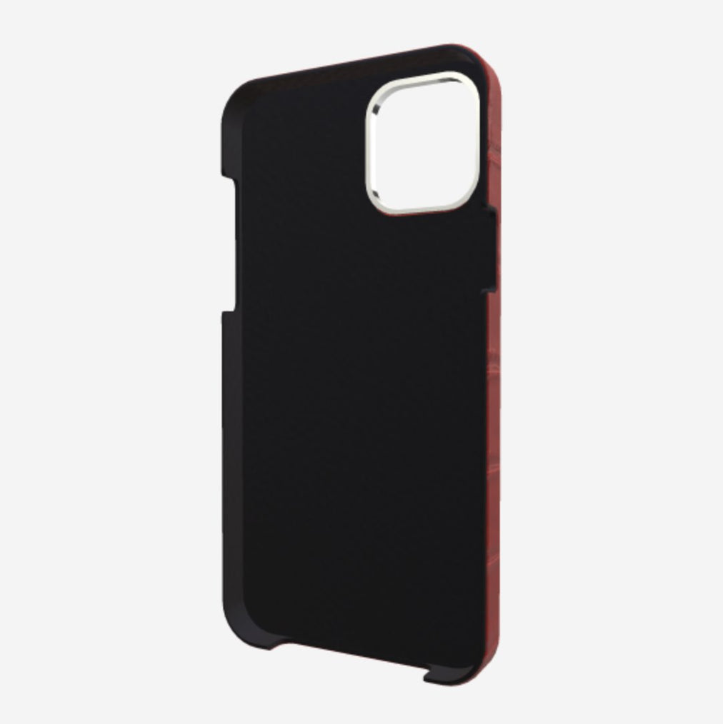 Finger Strap Case for iPhone 12 Pro in Genuine Alligator 