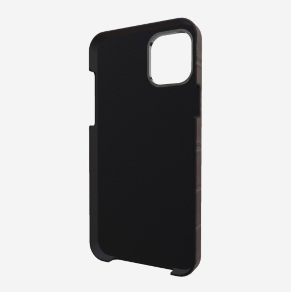 Finger Strap Case for iPhone 12 Pro in Genuine Alligator 