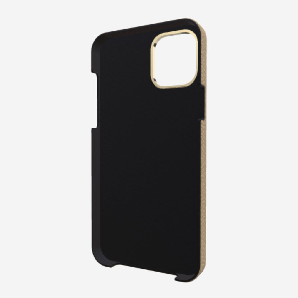 Finger Strap Case for iPhone 12 Pro in Genuine Calfskin 