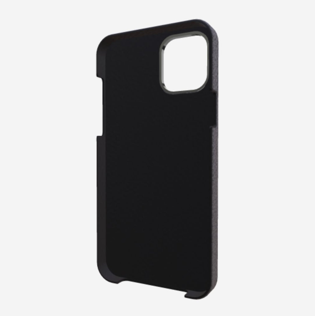 Finger Strap Case for iPhone 12 Pro in Genuine Calfskin 