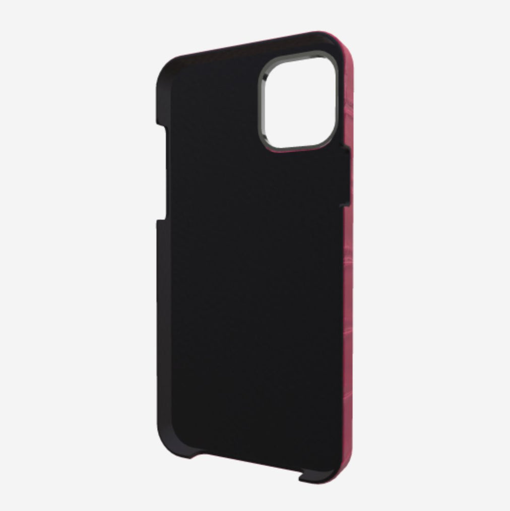 Finger Strap Case for iPhone 12 Pro Max in Genuine Alligator 