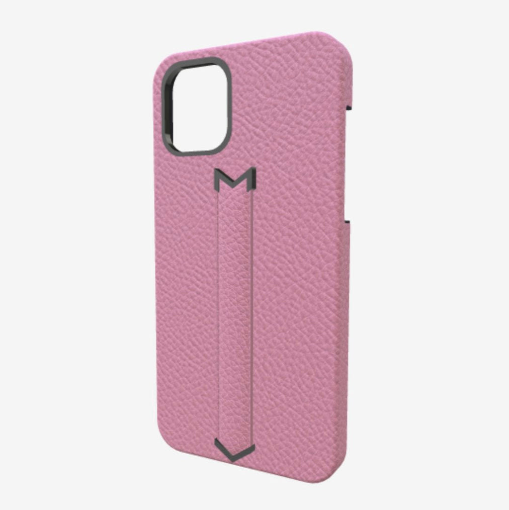 Finger Strap Case for iPhone 13 Pro in Genuine Calfskin 